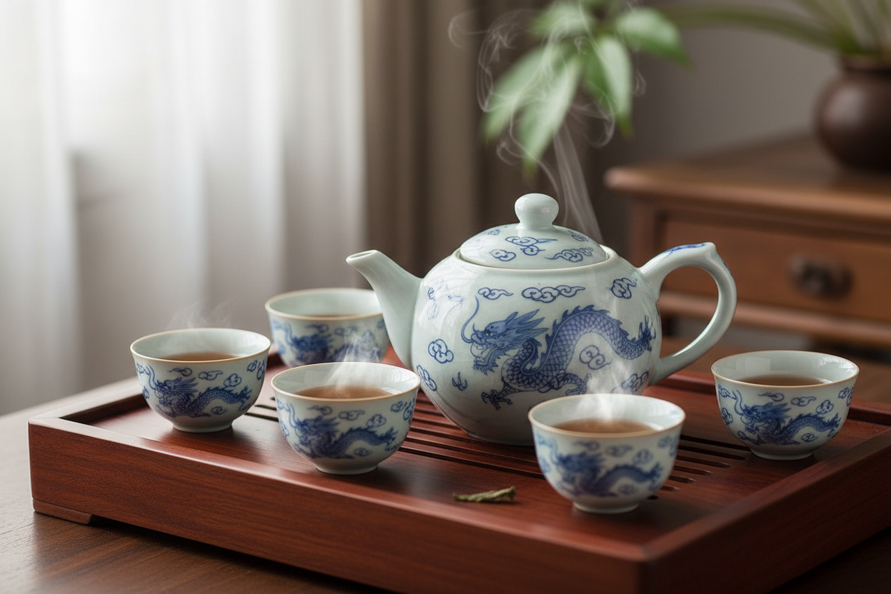 中国茶器セット 初心者向け｜急須・湯呑み - JIKANNOYA