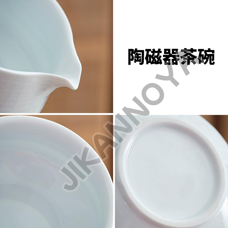 JIKANNOYA 抹茶セット お点前セット 茶道具 セット 4点セット 茶杓 茶筅 茶せん 百本立 茶筅立て くせ直し 初心者 お手入れも簡単 母の日 父の日 誕生日 贈り物 AQCJ44