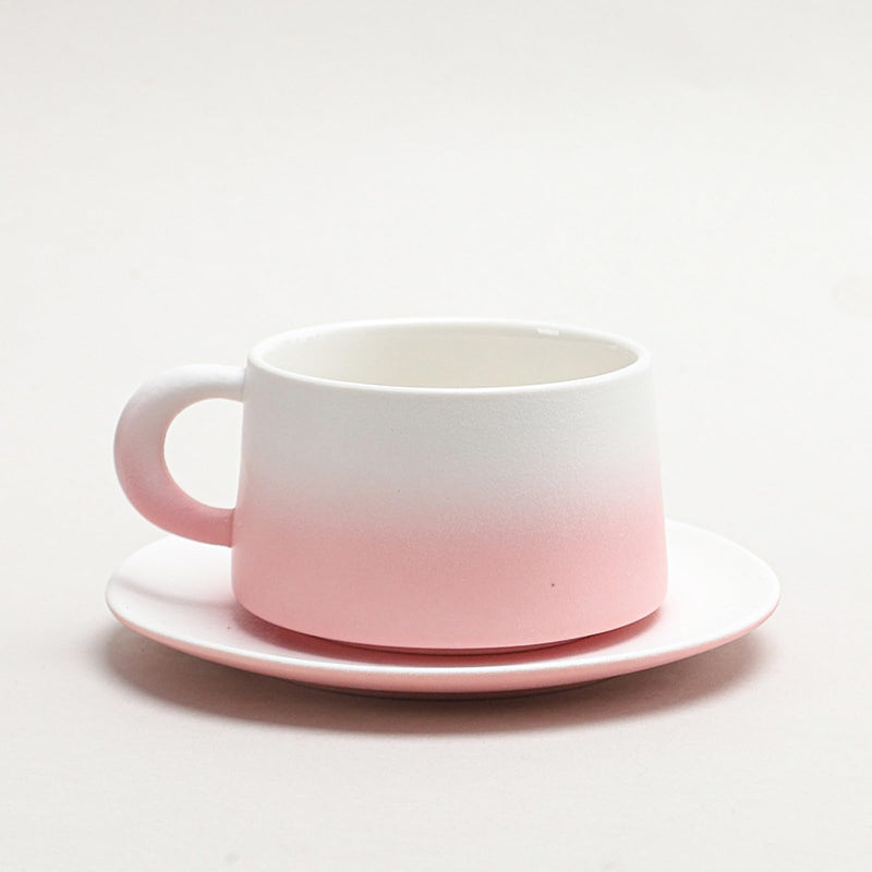コーヒーカップ 陶器 ソーサー セット セラミック カップアンドソーサー ティーカップ 電子レンジ 食洗機対応 コーヒー 珈琲 お茶 ティー 高級 レトロ おしゃれ ソーサー付き 自宅用 カフェ食器 喫茶店 業務用 結婚祝い ギフト KFB09