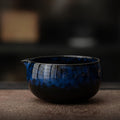 抹茶茶碗(ロイヤルブルー)