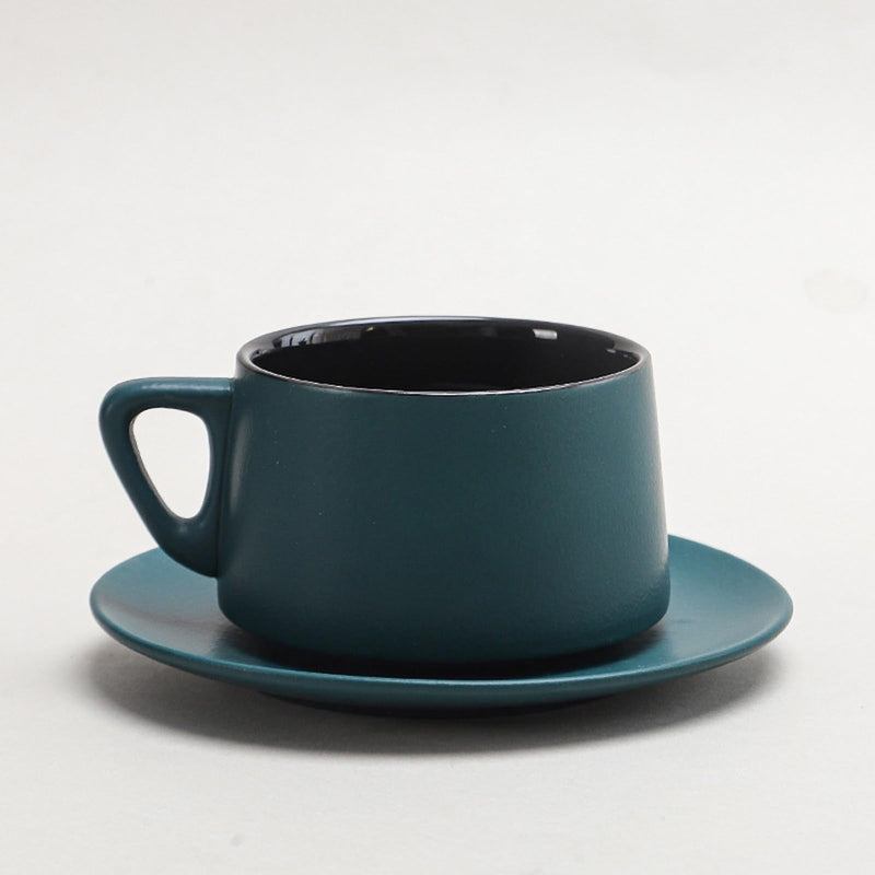 コーヒーカップ 陶器 ソーサー セット セラミック カップアンドソーサー ティーカップ 電子レンジ 食洗機対応 コーヒー 珈琲 お茶 ティー 高級 レトロ おしゃれ ソーサー付き 自宅用 カフェ食器 喫茶店 業務用 結婚祝い ギフト KFB09