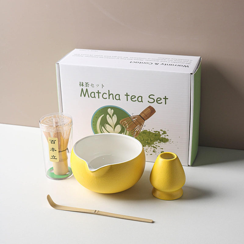 JIKANNOYA 抹茶セット 自宅用 抹茶 セット 茶道具 初心者 お点前セット 抹茶 陶器 抹茶茶碗 注ぎ口付き 茶杓 茶杓立て 茶せん 百本立 茶筅立て くせ直し 綿茶巾 抹茶篩 茶道セット matcha set for beginners お手入れも簡単 母の日 父の日 誕生日 贈り物 おしゃれ 500ml AQCJ66