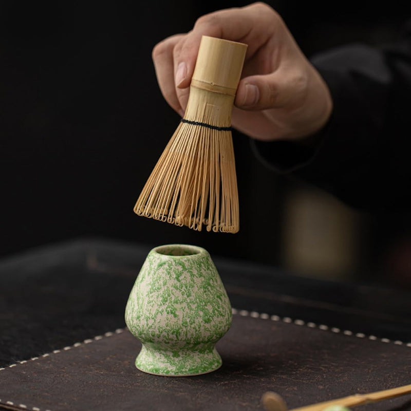 JIKANNOYA 抹茶 セット matcha set 初心者 茶道具 4点セット 陶器 抹茶茶碗 bowl 茶杓 茶せん 百本立 whisk 茶筅立て くせ直し お手入れも簡単 自宅用 ceremony 母の日 父の日 誕生日 贈り物 gift おしゃれ cute 高級 おうち時間グッズ CJ181
