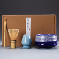 4点セット（窯変陶器青茶碗）