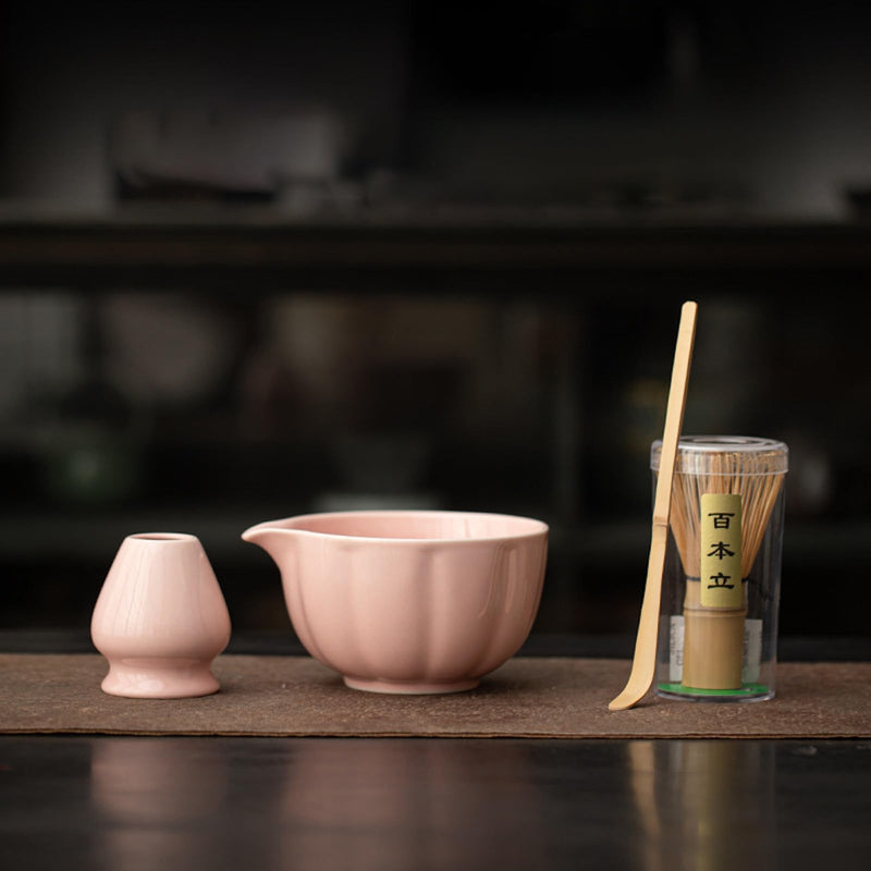 JIKANNOYA 抹茶セット 抹茶 セット 自宅用 茶道具 初心者 お点前セット 抹茶 陶器 抹茶茶碗 茶杓 茶杓立て 茶せん 百本立 茶筅立て くせ直し 綿茶巾 抹茶篩 茶道セット matcha set for beginners お手入れも簡単 母の日 父の日 誕生日 贈り物 おしゃれ 500ml AQCJ85
