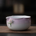 抹茶茶碗(パープルグラデーション)