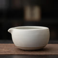 抹茶茶碗(オフホワイト)