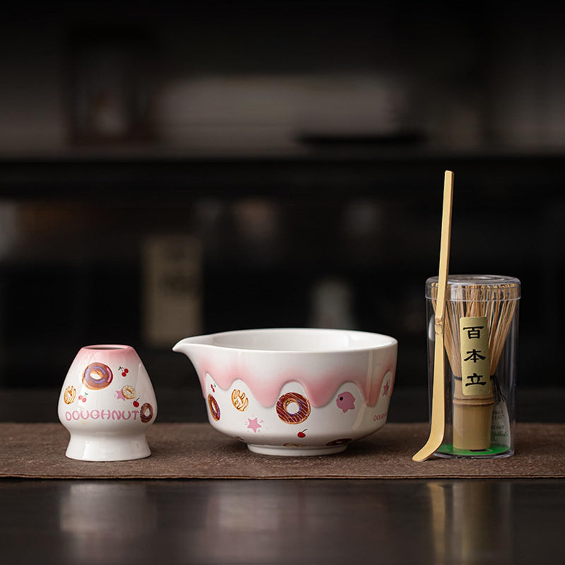 JIKANNOYA 抹茶 セット 茶道具 初心者 抹茶セット 自宅用 お点前セット 抹茶 陶器 抹茶茶碗 茶杓 茶杓立て 茶せん 百本立 茶筅立て くせ直し 綿茶巾 抹茶篩 茶道セット matcha set for beginners お手入れも簡単 母の日 父の日 誕生日 贈り物 おしゃれ AQCJ113