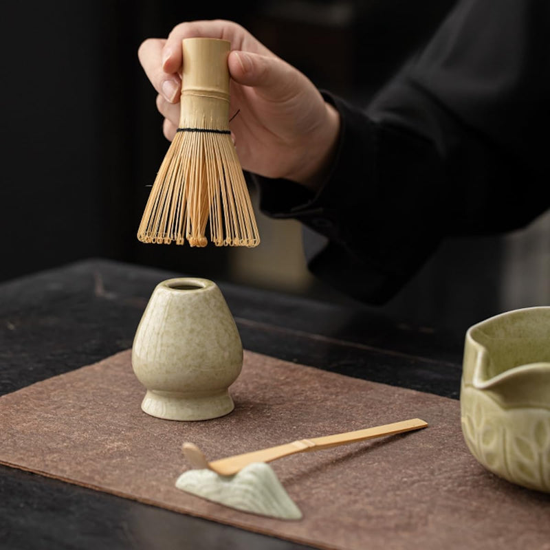 JIKANNOYA 抹茶 セット 茶道具 茶道セット 初心者 抹茶セット matcha set ceremony for beginners お点前セット whisk chasen 抹茶 陶器 抹茶茶碗 注ぎ口付き 茶杓 茶杓立て 茶せん 茶筅 百本立 茶筅立て くせ直し 綿茶巾 抹茶篩 お手入れも簡単 自宅用 母の日 父の日 誕生日 プレゼント 贈り物 おしゃれ AQCJ125