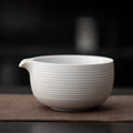 抹茶茶碗(黒の斑点)