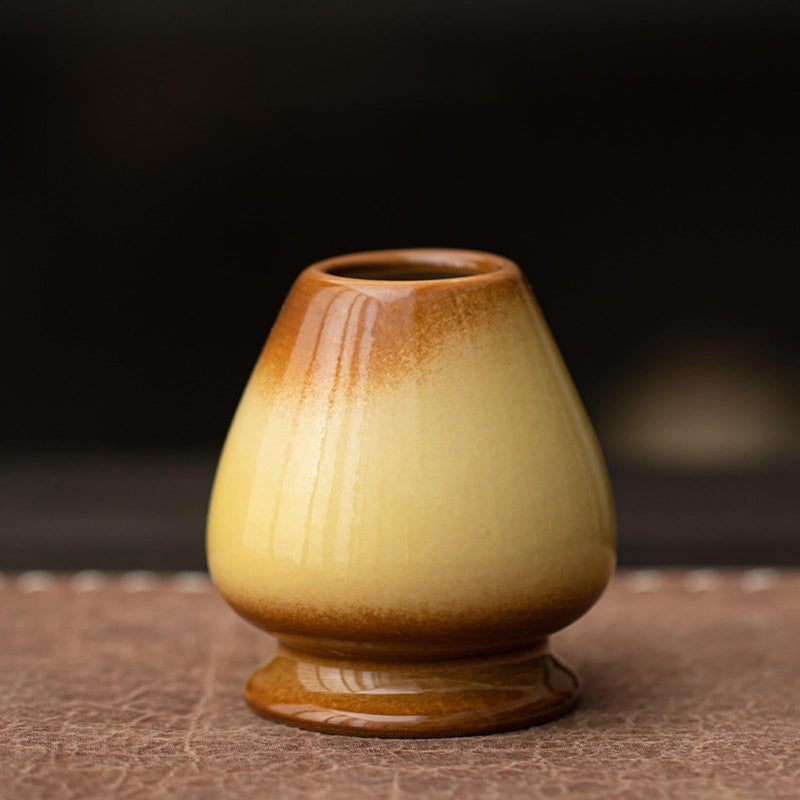 JIKANNOYA 抹茶セット 茶道具 初心者 自宅用 お点前セット matcha set 茶道 茶器 茶杓 茶筅 茶せん 百本立 茶筅立て くせ直し 抹茶篩 綿茶巾 陶器茶杓立て お手入れも簡単 持ち運び アウトドア 母の日 父の日 誕生日 贈り物 人気 おしゃれ 4点セット AQCJ71