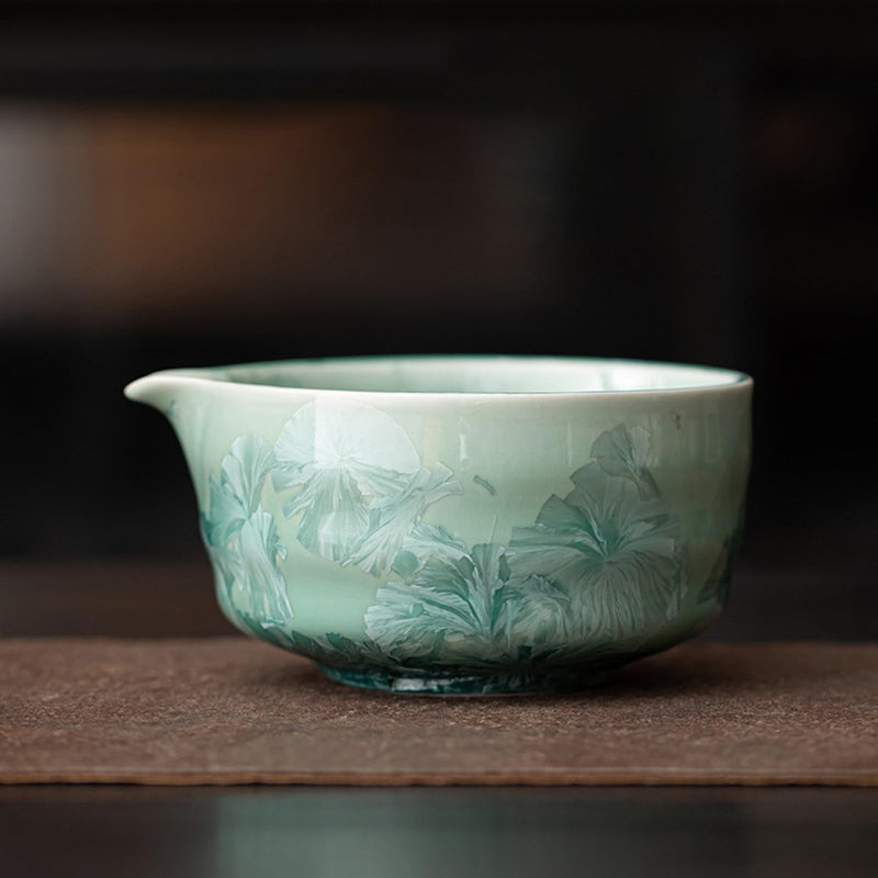JIKANNOYA 抹茶セット 抹茶 セット 自宅用 茶道具 初心者 お点前セット 抹茶 陶器 抹茶茶碗 茶杓 茶杓立て 茶せん 百本立 茶筅立て くせ直し 綿茶巾 抹茶篩 茶道セット matcha set for beginners お手入れも簡単 母の日 父の日 誕生日 贈り物 おしゃれ 氷花柄 550ml AQCJ103