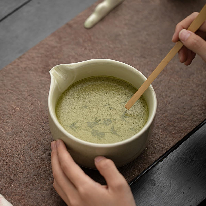 JIKANNOYA 抹茶 セット matcha set 初心者 茶道具 4点セット 陶器 抹茶茶碗 bowl 茶杓 茶せん 百本立 whisk 茶筅立て くせ直し お手入れも簡単 自宅用 ceremony 母の日 父の日 誕生日 贈り物 gift おしゃれ cute 高級 おうち時間グッズ CJ186