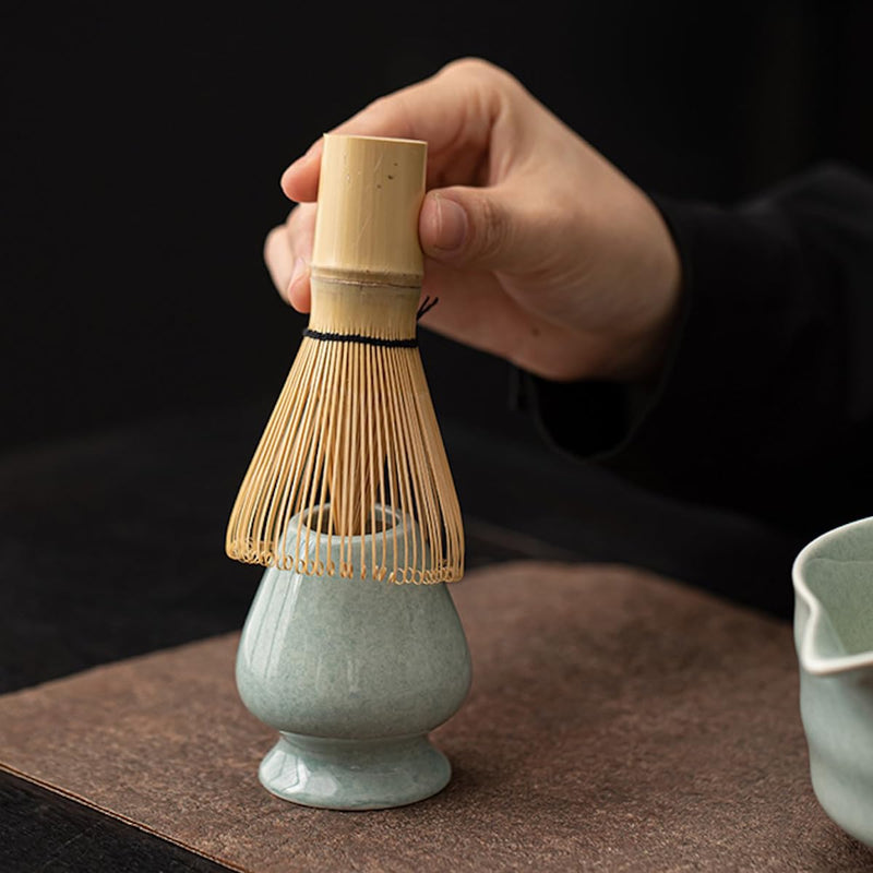 JIKANNOYA 抹茶セット 抹茶 セット 自宅用 茶道具 初心者 お点前セット 抹茶 陶器 抹茶茶碗 茶杓 茶杓立て 茶せん 百本立 茶筅立て くせ直し 綿茶巾 抹茶篩 茶道セット matcha set for beginners お手入れも簡単 母の日 父の日 誕生日 贈り物 おしゃれ CJ199
