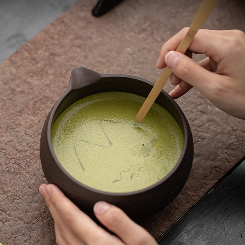 JIKANNOYA 抹茶 セット matcha set 茶道具 4点セット陶器 抹茶茶碗 bowl 茶杓 茶せん 百本立 whisk 茶筅立て くせ直し お手入れも簡単 初心者 自宅用 ceremony 母の日 父の日 誕生日 贈り物 gift おしゃれ cute 高級 おうち時間グッズ CJ155