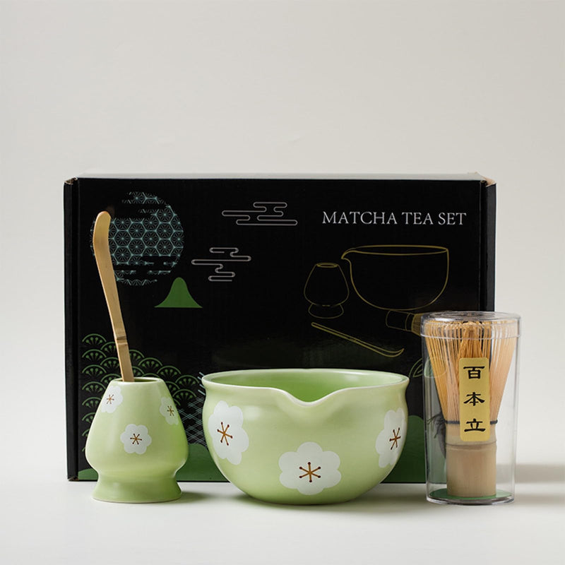 JIKANNOYA 抹茶セット 抹茶 セット 自宅用 茶道具 初心者 お点前セット 抹茶 陶器 抹茶茶碗 茶杓 茶杓立て 茶せん 百本立 茶筅立て くせ直し 綿茶巾 抹茶篩 茶道セット matcha set for beginners お手入れも簡単 母の日 父の日 誕生日 贈り物セット おしゃれ 500ml AQCJ61
