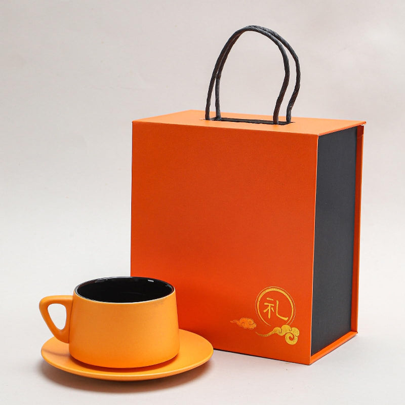 コーヒーカップ 陶器 ソーサー セット セラミック カップアンドソーサー ティーカップ 電子レンジ 食洗機対応 コーヒー 珈琲 お茶 ティー 高級 レトロ おしゃれ ソーサー付き 自宅用 カフェ食器 喫茶店 業務用 結婚祝い ギフト KFB09