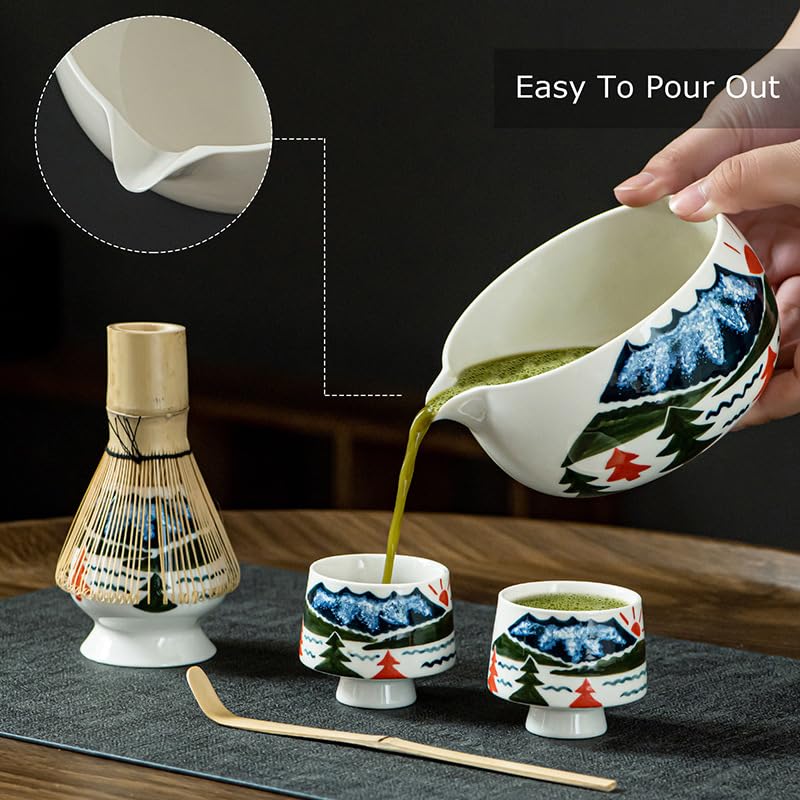JIKANNOYA 抹茶セット 抹茶 自宅用 茶道具 初心者 お点前セット 湯のみ