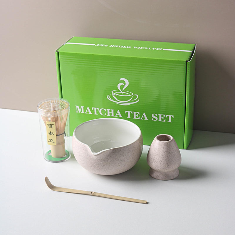 JIKANNOYA 抹茶セット 抹茶 セット 自宅用 茶道具 初心者 お点前セット 抹茶 陶器 抹茶茶碗 注ぎ口付き 茶杓 茶杓立て 茶せん 百本立 茶筅立て くせ直し 綿茶巾 抹茶篩 茶道セット matcha set for beginners お手入れも簡単 母の日 父の日 誕生日 贈り物セット おしゃれ 500ml AQCJ65