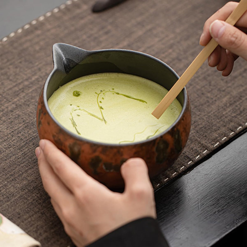 JIKANNOYA 抹茶セット 抹茶 セット 自宅用 茶道具 初心者 お点前セット 抹茶 陶器 抹茶茶碗 茶杓 茶せん 百本立 茶筅立て くせ直し 茶道セット matcha set for beginners お手入れも簡単 母の日 父の日 誕生日 贈り物 おしゃれ CJ215