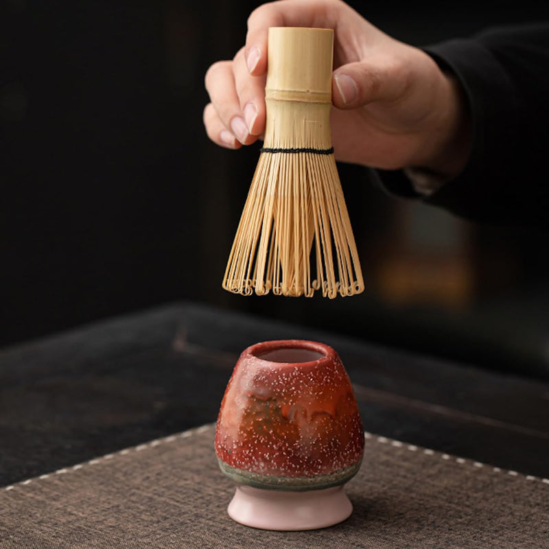 JIKANNOYA 抹茶 セット matcha set 茶道具 4点セット 抹茶茶碗 bowl 茶杓 茶せん 百本立 whisk 茶筅立て くせ直し お手入れも簡単 初心者 自宅用 ceremony 母の日 父の日 誕生日 贈り物 gift 持ち運び おしゃれ cute 高級 おうち時間グッズ CJ176