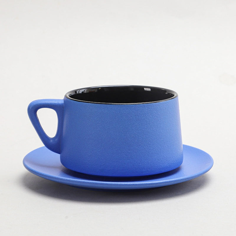 コーヒーカップ 陶器 ソーサー セット セラミック カップアンドソーサー ティーカップ 電子レンジ 食洗機対応 コーヒー 珈琲 お茶 ティー 高級 レトロ おしゃれ ソーサー付き 自宅用 カフェ食器 喫茶店 業務用 結婚祝い ギフト KFB09