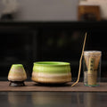 4点セット（窯変グリーン、580ml）