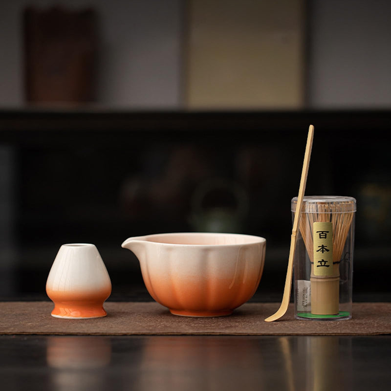 JIKANNOYA 抹茶セット 抹茶 セット 自宅用 茶道具 初心者 お点前セット 抹茶 陶器 抹茶茶碗 茶杓 茶杓立て 茶せん 百本立 茶筅立て くせ直し 綿茶巾 抹茶篩 茶道セット matcha set for beginners お手入れも簡単 母の日 父の日 誕生日 贈り物 おしゃれ 500ml AQCJ85
