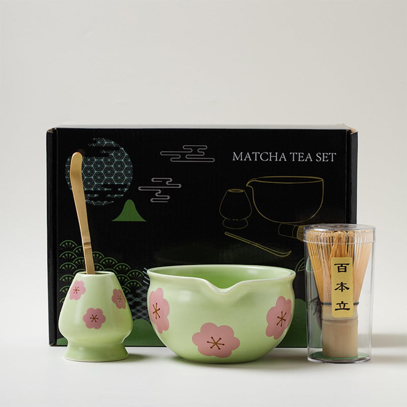 JIKANNOYA 抹茶セット 抹茶 セット 自宅用 茶道具 初心者 お点前セット 抹茶 陶器 抹茶茶碗 茶杓 茶杓立て 茶せん 百本立 茶筅立て くせ直し 綿茶巾 抹茶篩 茶道セット matcha set for beginners お手入れも簡単 母の日 父の日 誕生日 贈り物セット おしゃれ 500ml AQCJ61