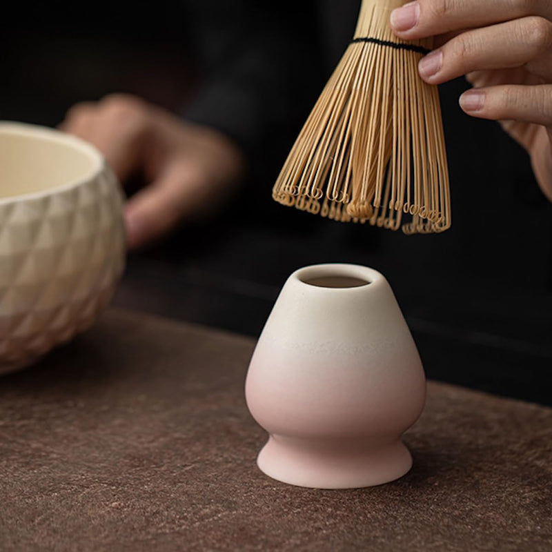 JIKANNOYA 抹茶 セット matcha set 茶道具 4点セット陶器 抹茶茶碗 bowl 茶杓 茶杓立て 茶せん 百本立 whisk 茶筅立て くせ直し 綿茶巾 抹茶篩 お手入れも簡単 初心者 自宅用 ceremony 母の日 父の日 誕生日 贈り物 gift おしゃれ cute 高級 CJ139
