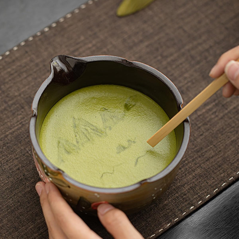 JIKANNOYA 抹茶 セット matcha set 茶道具 4点セット 抹茶茶碗 bowl 茶杓 茶せん 百本立 whisk 茶筅立て くせ直し お手入れも簡単 初心者 自宅用 ceremony 母の日 父の日 誕生日 贈り物 gift 持ち運び おしゃれ cute 高級 おうち時間グッズ CJ223