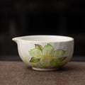 抹茶茶碗(ユリ)