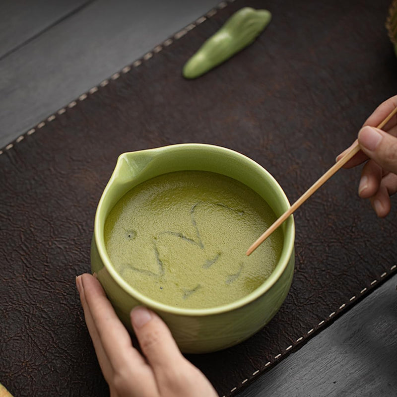JIKANNOYA 抹茶 セット matcha set 初心者 茶道具 4点セット 陶器 抹茶茶碗 bowl 茶杓 茶せん 百本立 whisk 茶筅立て くせ直し お手入れも簡単 自宅用 ceremony 母の日 父の日 誕生日 贈り物 gift おしゃれ cute 高級 おうち時間グッズ 青海波模様 CJ230