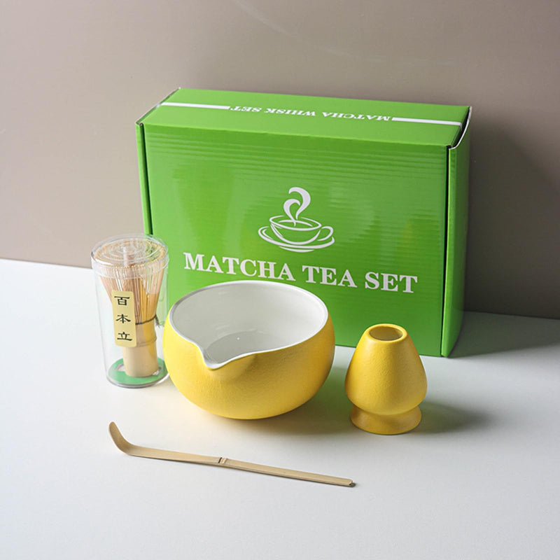 JIKANNOYA 抹茶セット 抹茶 セット 自宅用 茶道具 初心者 お点前セット 抹茶 陶器 抹茶茶碗 注ぎ口付き 茶杓 茶杓立て 茶せん 百本立 茶筅立て くせ直し 綿茶巾 抹茶篩 茶道セット matcha set for beginners お手入れも簡単 母の日 父の日 誕生日 贈り物セット おしゃれ 500ml AQCJ65