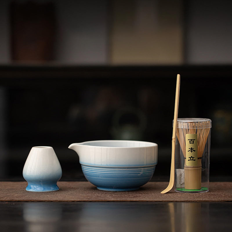 JIKANNOYA 抹茶 セット 抹茶セット 自宅用 茶道具 初心者 お点前セット 抹茶 陶器 抹茶茶碗 茶杓 茶杓立て 茶せん 百本立 茶筅立て くせ直し 綿茶巾 抹茶篩 茶道セット matcha set for beginners お手入れも簡単 母の日 父の日 誕生日 贈り物セット おしゃれ 500ml AQCJ74