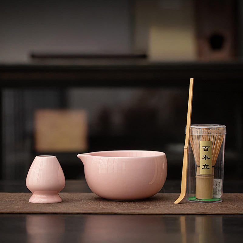 JIKANNOYA 抹茶 セット 抹茶セット 自宅用 茶道具 初心者 お点前セット 抹茶 陶器 抹茶茶碗 茶杓 茶杓立て 茶せん 百本立 茶筅立て くせ直し 綿茶巾 抹茶篩 茶道セット matcha set for beginners お手入れも簡単 母の日 父の日 誕生日 贈り物セット おしゃれ 500ml AQCJ80