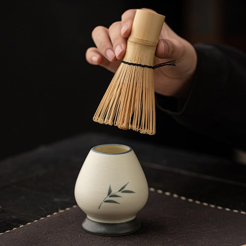 JIKANNOYA 抹茶 セット matcha set 茶道具 4点セット 抹茶茶碗 bowl 茶杓 茶せん 百本立 whisk 茶筅立て くせ直し お手入れも簡単 初心者 自宅用 ceremony 母の日 父の日 誕生日 贈り物 gift 持ち運び おしゃれ cute 高級 おうち時間グッズ CJ227