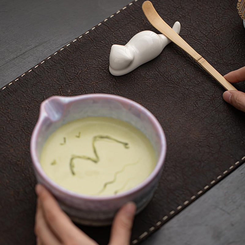 JIKANNOYA 抹茶 セット matcha set 初心者 茶道具 4点セット 陶器 抹茶茶碗 bowl 茶杓 茶せん 百本立 whisk 茶筅立て くせ直し お手入れも簡単 自宅用 ceremony 母の日 父の日 誕生日 贈り物 gift おしゃれ cute 高級 おうち時間グッズ 氷裂貫入釉薬シリーズ CJ188