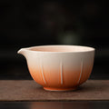 抹茶茶碗(オレンジ)