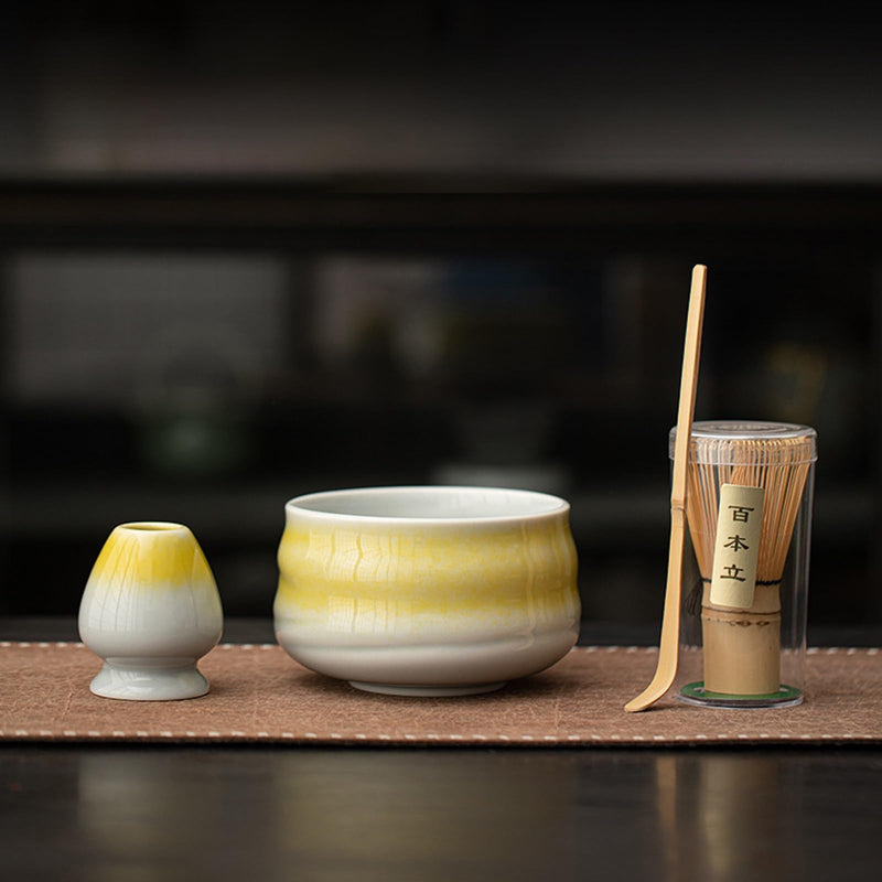 JIKANNOYA 抹茶 セット 抹茶セット 自宅用 茶道具 初心者 お点前セット 抹茶 陶器 抹茶茶碗 茶杓 茶杓立て 茶せん 百本立 茶筅立て くせ直し 綿茶巾 抹茶篩 茶道セット matcha set for beginners お手入れも簡単 母の日 父の日 誕生日 贈り物セット おしゃれ 500ml AQCJ84