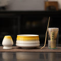 4点セット（グラデーションイエロー、580ml）