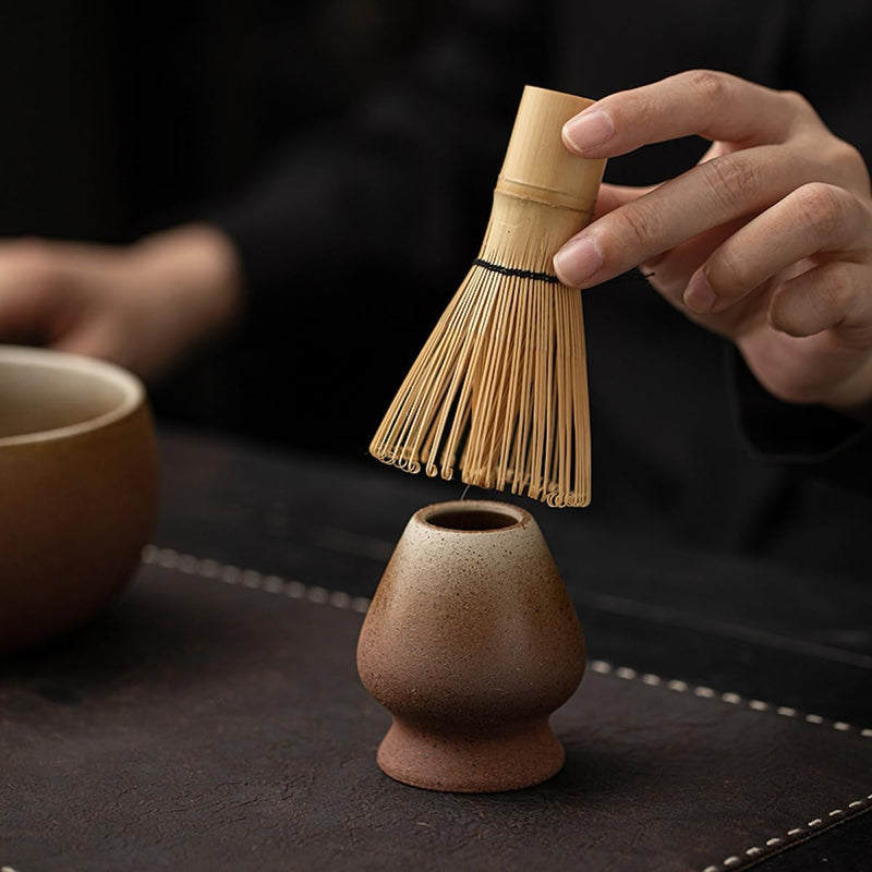 JIKANNOYA 抹茶 セット matcha set 初心者 茶道具 4点セット 陶器 抹茶茶碗 bowl 茶杓 茶せん 百本立 whisk 茶筅立て くせ直し お手入れも簡単 自宅用 ceremony 母の日 父の日 誕生日 贈り物 gift おしゃれ cute 高級 おうち時間グッズ CJ184