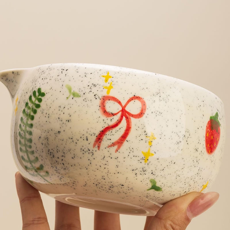 JIKANNOYA 抹茶セット 抹茶 セット 自宅用 茶道具 初心者 お点前セット 抹茶 陶器 抹茶茶碗 茶杓 ネコ茶杓立て 茶せん 百本立 茶筅立て くせ直し 綿茶巾 抹茶篩 茶道セット matcha set for beginners お手入れも簡単 母の日 父の日 誕生日 贈り物 おしゃれ 8点セット 580ml CJ151