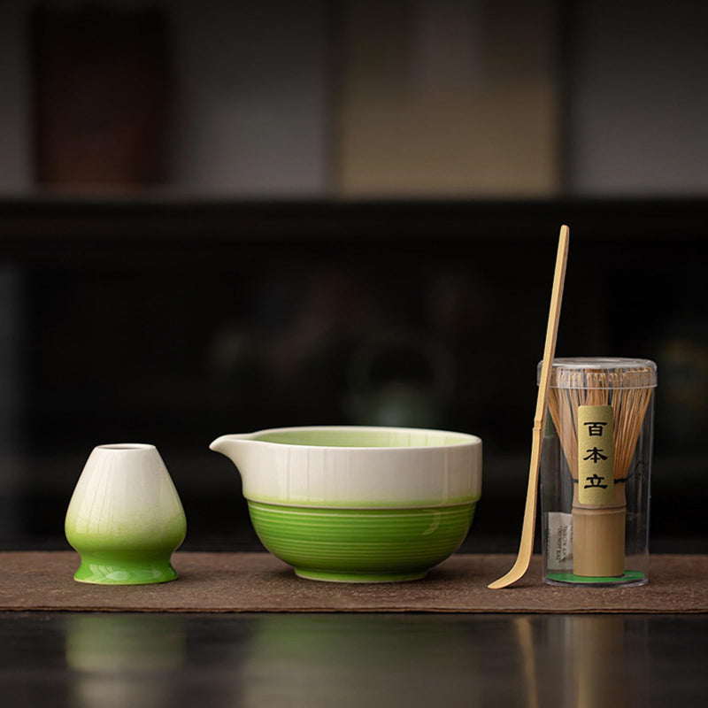 JIKANNOYA 抹茶 セット 抹茶セット 自宅用 茶道具 初心者 お点前セット 抹茶 陶器 抹茶茶碗 茶杓 茶杓立て 茶せん 百本立 茶筅立て くせ直し 綿茶巾 抹茶篩 茶道セット matcha set for beginners お手入れも簡単 母の日 父の日 誕生日 贈り物セット おしゃれ 500ml AQCJ74