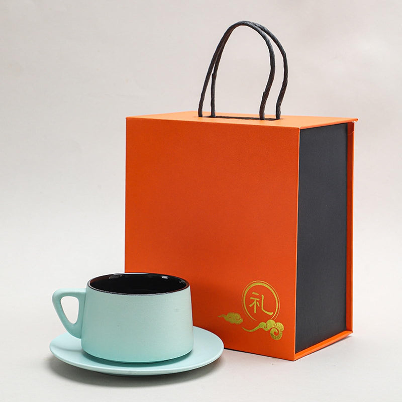 コーヒーカップ 陶器 ソーサー セット セラミック カップアンドソーサー ティーカップ 電子レンジ 食洗機対応 コーヒー 珈琲 お茶 ティー 高級 レトロ おしゃれ ソーサー付き 自宅用 カフェ食器 喫茶店 業務用 結婚祝い ギフト KFB09