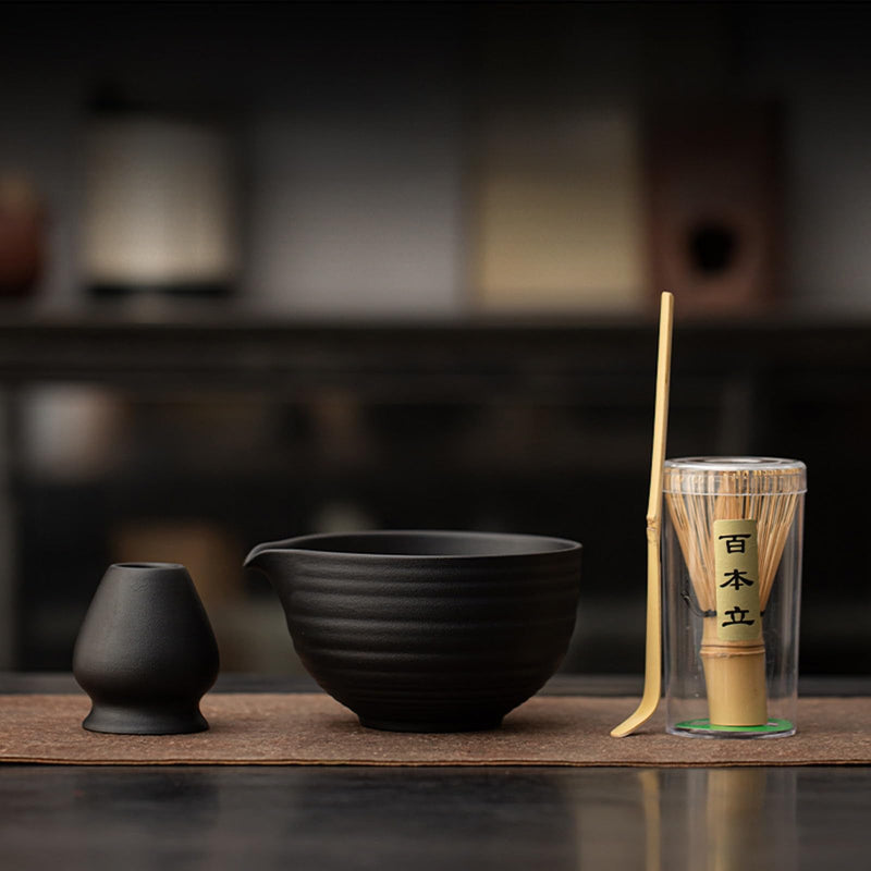 JIKANNOYA 抹茶 セット 茶道具 茶道セット 初心者 抹茶セット matcha set ceremony for beginners お点前セット whisk chasen 抹茶 陶器 抹茶茶碗 茶杓 茶杓立て 茶せん 茶筅 百本立 茶筅立て くせ直し 綿茶巾 抹茶篩 お手入れも簡単 自宅用 母の日 父の日 誕生日 プレゼント 贈り物 おしゃれ AQCJ115