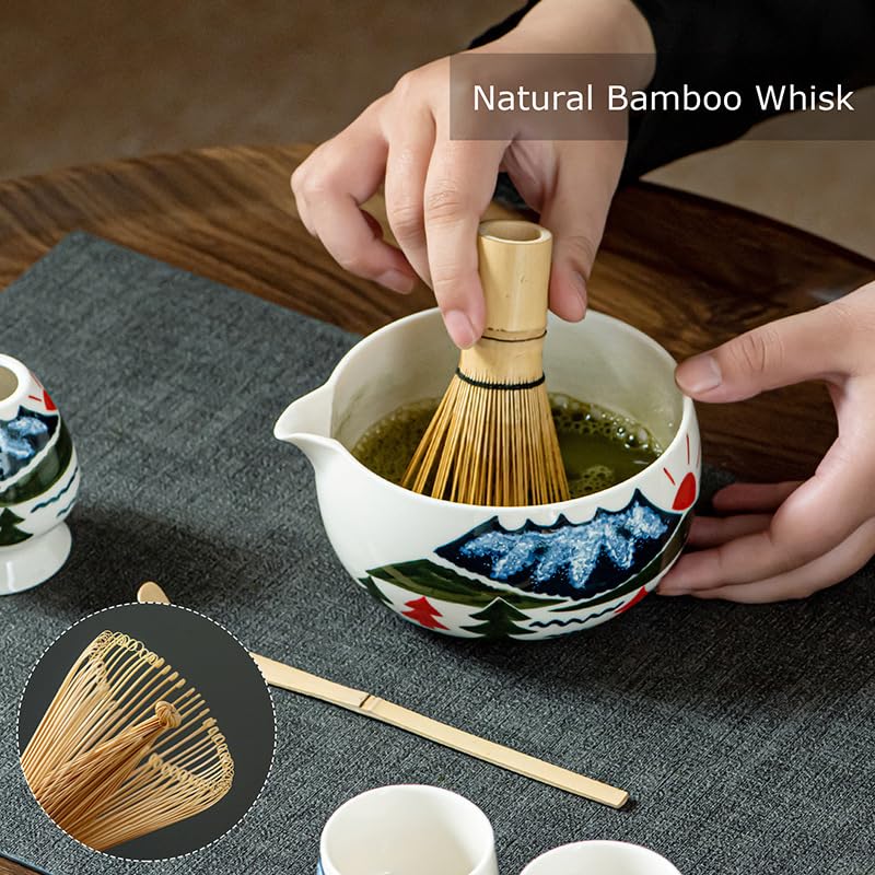 JIKANNOYA 抹茶セット 抹茶 自宅用 茶道具 初心者 お点前セット 湯のみ
