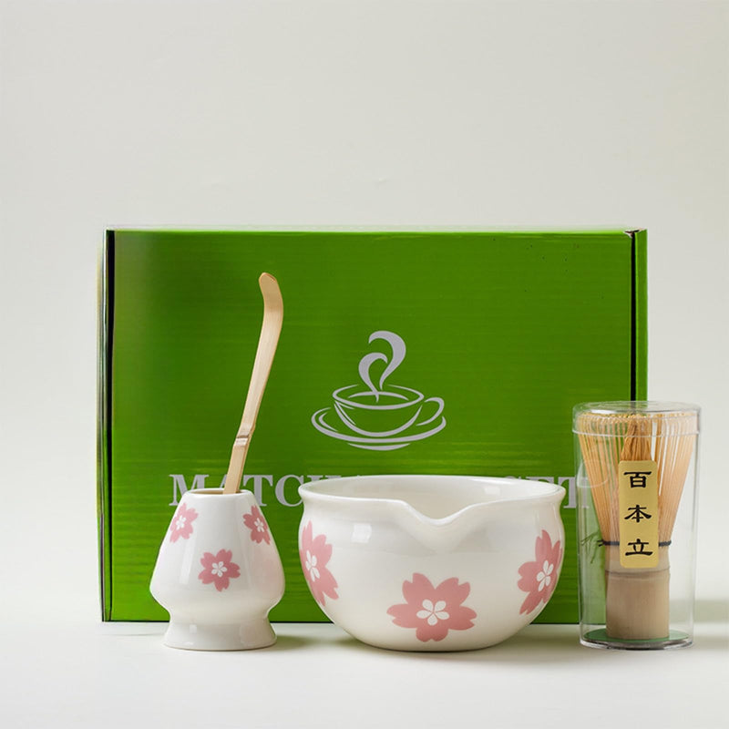 JIKANNOYA 抹茶 セット 抹茶セット 自宅用 茶道具 初心者 お点前セット 抹茶 陶器 抹茶茶碗 茶杓 茶杓立て 茶せん 百本立 茶筅立て くせ直し 綿茶巾 抹茶篩 茶道セット matcha set for beginners お手入れも簡単 母の日 父の日 誕生日 贈り物セット おしゃれ 500ml AQCJ59