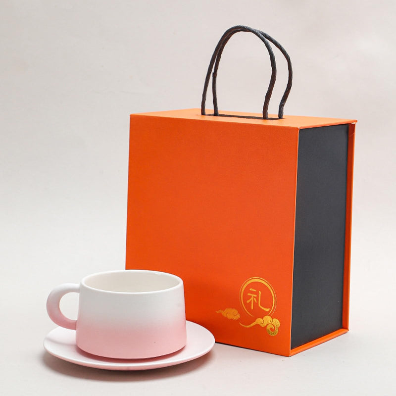 コーヒーカップ 陶器 ソーサー セット セラミック カップアンドソーサー ティーカップ 電子レンジ 食洗機対応 コーヒー 珈琲 お茶 ティー 高級 レトロ おしゃれ ソーサー付き 自宅用 カフェ食器 喫茶店 業務用 結婚祝い ギフト KFB09
