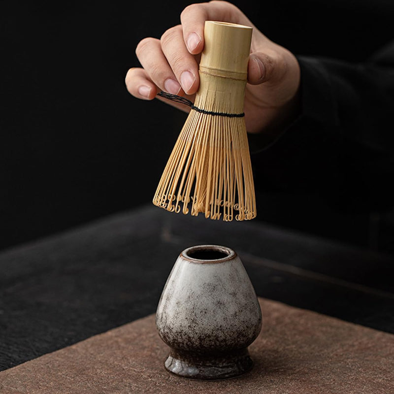 JIKANNOYA 抹茶 セット matcha set 茶道具 4点セット 抹茶茶碗 bowl 茶杓 茶せん 百本立 whisk 茶筅立て くせ直し お手入れも簡単 初心者 自宅用 ceremony 母の日 父の日 誕生日 贈り物 gift 持ち運び おしゃれ cute 高級 おうち時間グッズ CJ175